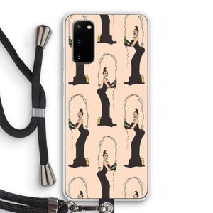 Pop Some Kim: Samsung Galaxy S20 Transparant Hoesje met koord