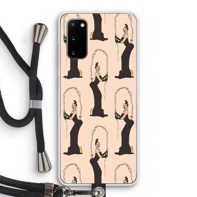 Pop Some Kim: Samsung Galaxy S20 Transparant Hoesje met koord