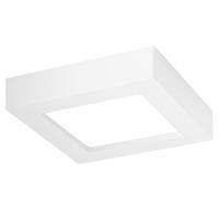 LED Downlight Slim Pro - Aigi Strilo - Opbouw Vierkant 6W - Helder/Koud Wit 6000K - Mat Wit - Kunststof - thumbnail