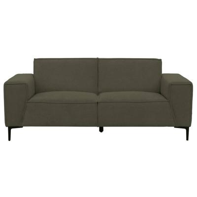 Leen Bakker - Bank Romy 2-zits - Curio - Stof - Groen - 90x195x78 Cm