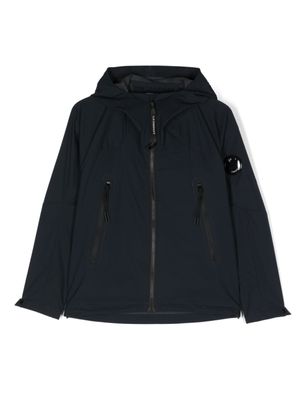 C.P. Company Kids imperméable à capuche - Bleu