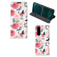 Sony Xperia 5 III Smart Cover Butterfly Roses