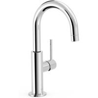 Wastafelkraan Tres Study | Opbouw | Draaibare uitloop | Mengkraan | Standaard model | 1-hendel | Rond | Chroom