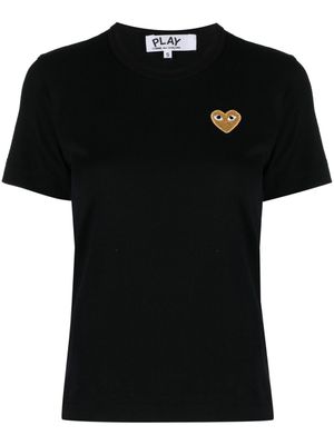 Comme Des Garçons Play t-shirt à patch cœur signature - Noir