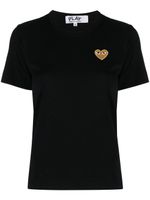 Comme Des Garçons Play t-shirt à patch cœur signature - Noir