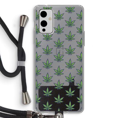 Weed: OnePlus 9 Transparant Hoesje met koord