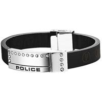 Police PJ.24643BLB.01-L Leer 18 cm Heren armband