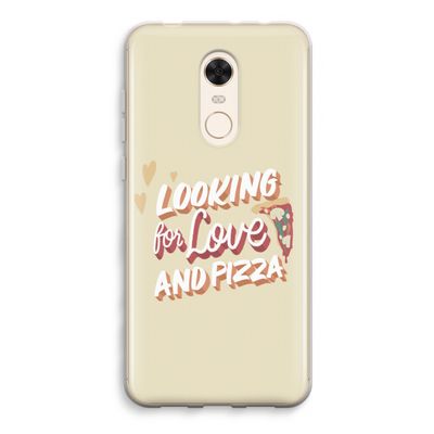 Pizza is the answer: Xiaomi Redmi 5 Transparant Hoesje