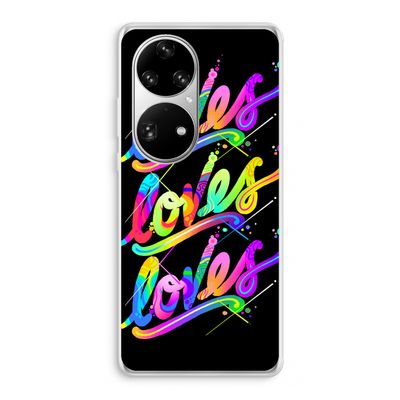 Loves: Huawei P50 Pro Transparant Hoesje