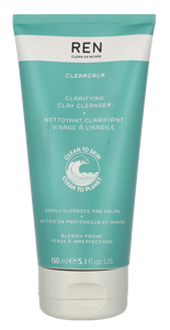 REN Clearcalm Clarifying Clay Cleanser 150ml Make-up verwijderaar en reiniger