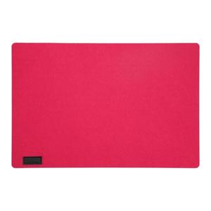 Placemats/onderleggers voor op tafel - roze - 30 x 45 cm - met ronde hoeken