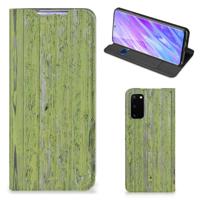 Samsung Galaxy S20 Book | Wallet Case | Green Wood