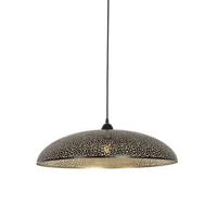 QAZQA Oosterse hanglamp zwart met goud 60 cm - Japke