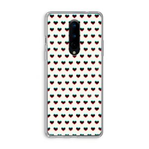 Hartjes: OnePlus 8 Transparant Hoesje