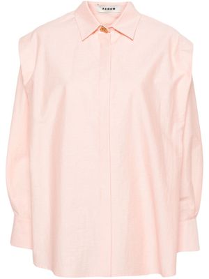 AERON Elysee popeline blouse - Roze