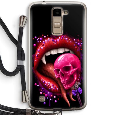 Dodelijk zoet: LG K10 (2016) Transparant Hoesje met koord
