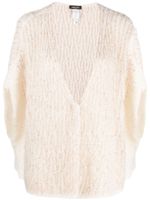 Fabiana Filippi cardigan oversize à sequins - Blanc - thumbnail