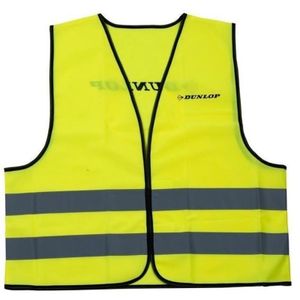 Dunlop Veiligheidsvest - geel - reflecterend - voor volwassenen - one size model