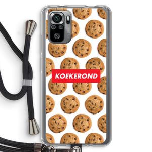 Koekerond: Xiaomi Redmi Note 10S Transparant Hoesje met koord