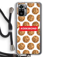 Koekerond: Xiaomi Redmi Note 10S Transparant Hoesje met koord