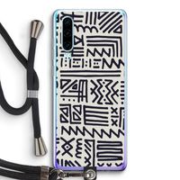 Marrakech print: Huawei P30 Transparant Hoesje met koord