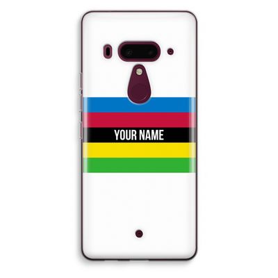 WK Wielrennen: HTC U12+ Transparant Hoesje WK Wielrennen: HTC U12+ Transparant Hoesje