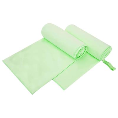 Sporthanddoeken 2 pcs Groen 200 x 100 cm Polyester en polyamide