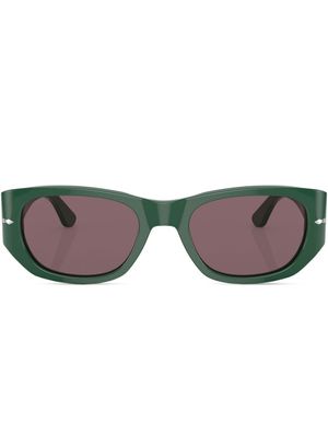 Persol lunettes de soleil teintées à monture rectangulaire - Vert