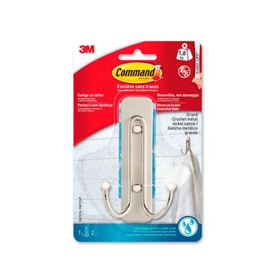 Haak voor ophanging 3M 1,8 kg Zilverkleurig Metaal (1 Stuks)