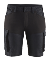 Blåkläder Dames service short stretch 71371147 | Marineblauw/Zwart | Maat 38 - 7330509721490