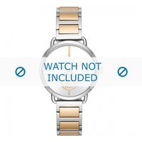 Michael Kors horlogeband MK3679 Staal Bi-Color 16mm - thumbnail