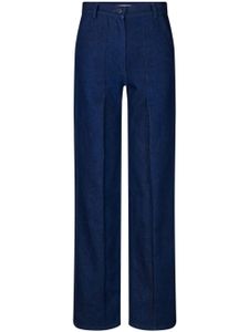 Cecilie Bahnsen pantalon Sixta à détails de plis - Bleu