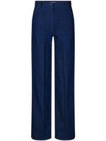 Cecilie Bahnsen pantalon Sixta à détails de plis - Bleu