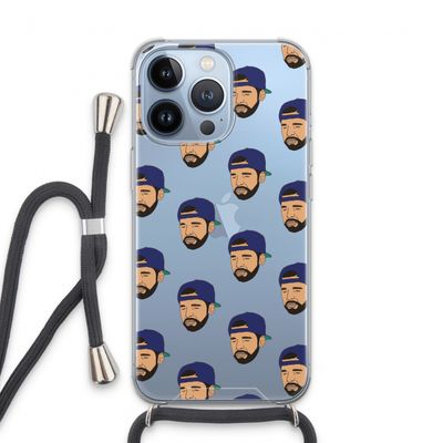 Drake Away: iPhone 13 Pro Transparant Hoesje met koord