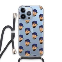 Drake Away: iPhone 13 Pro Transparant Hoesje met koord