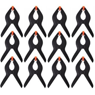 Benson Zeilklemmen - 12x stuks - 11 cm - lijmklemmen - marktklem
