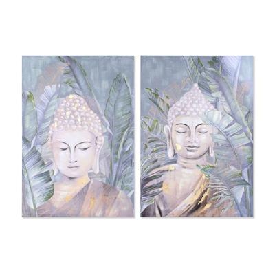 Canvas DKD Home Decor Spar Canvas 80 x 3 x 120 cm 80 x 2,8 x 120 cm