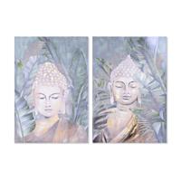 Canvas DKD Home Decor Spar Canvas 80 x 3 x 120 cm 80 x 2,8 x 120 cm