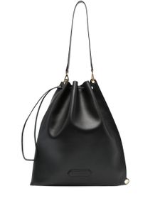 TOM FORD sac porté épaule en cuir à lien de resserrage - Noir