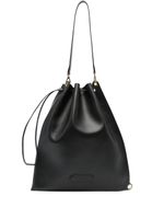 TOM FORD sac porté épaule en cuir à lien de resserrage - Noir TOM FORD sac porté épaule en cuir à lien de resserrage - Noir