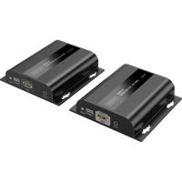 Digitus DS-55351 HDMI-extenderset HDMI, HDMI-ingang, USB, USB-A, USB-A 1.1, RJ45, Micro-USB Via netwerkkabel RJ45 200 m