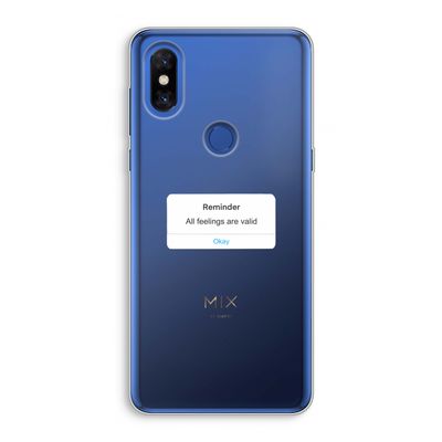 Reminder: Xiaomi Mi Mix 3 Transparant Hoesje