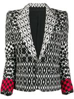 Haider Ackermann blazer à motifs multiples - Noir - thumbnail