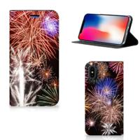 Apple iPhone X | Xs Hippe | Standcase | Vuurwerk