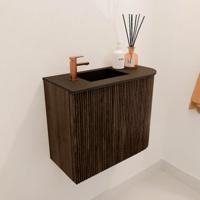 Toiletmeubel Mondiaz Joya | 51.6 cm | Meubelkleur Walnut | Faye wastafel Urban Links | 1 kraangat Toiletmeubel Mondiaz Joya | 51.6 cm | Meubelkleur Walnut | Faye wastafel Urban Links | 1 kraangat