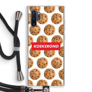 Koekerond: Samsung Galaxy Note 10 Plus Transparant Hoesje met koord