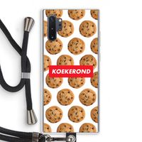 Koekerond: Samsung Galaxy Note 10 Plus Transparant Hoesje met koord