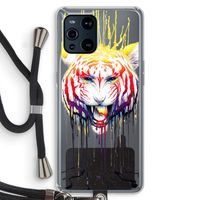 Fading: Oppo Find X3 Pro Transparant Hoesje met koord