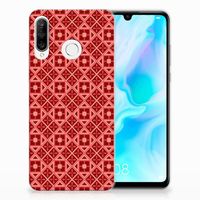 Huawei P30 Lite TPU bumper Batik Rood