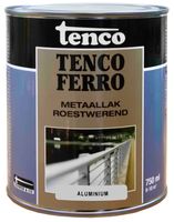 Ferro aluminium 0,75l verf/beits - tenco